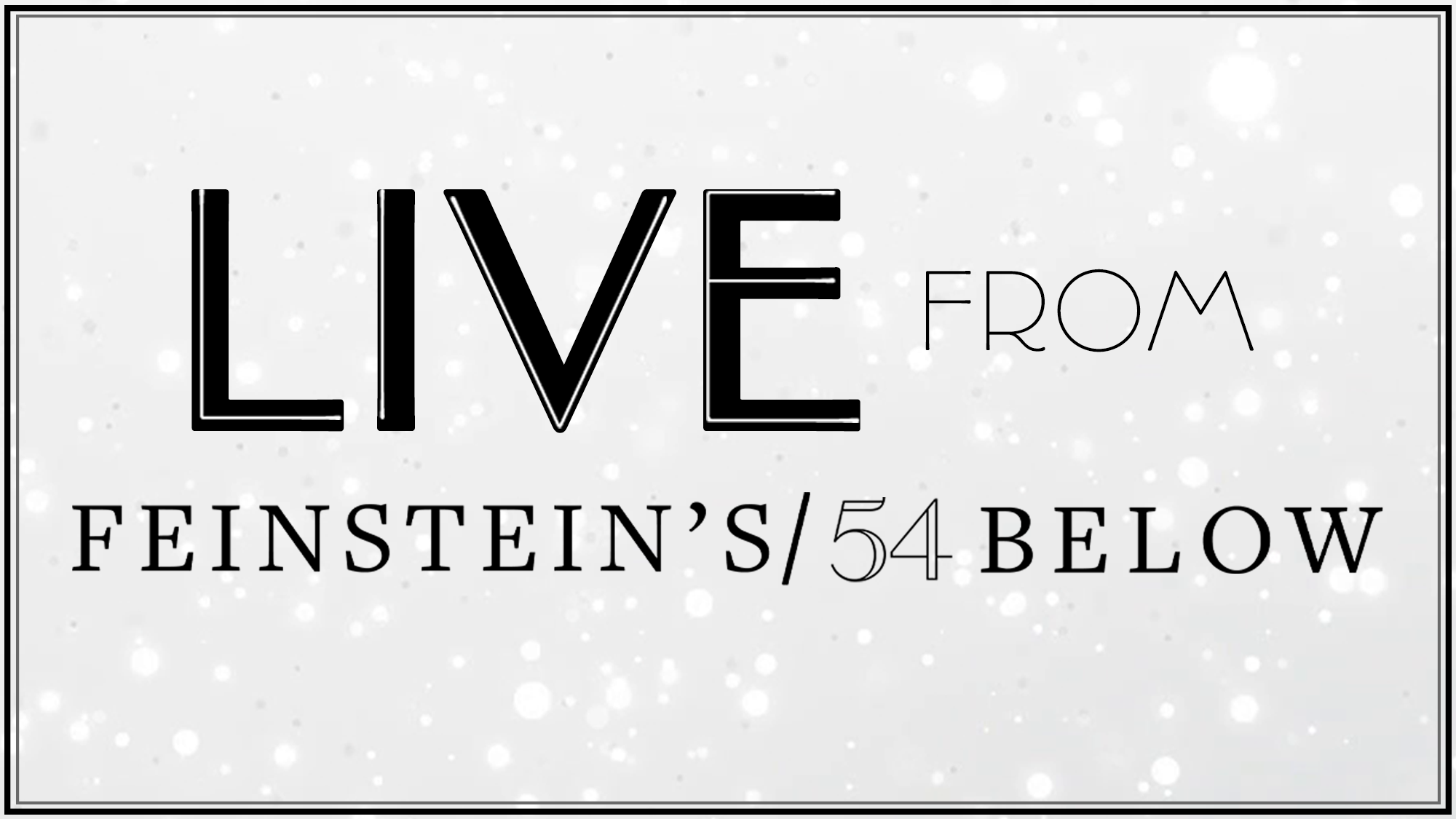 live from 54 show art copy