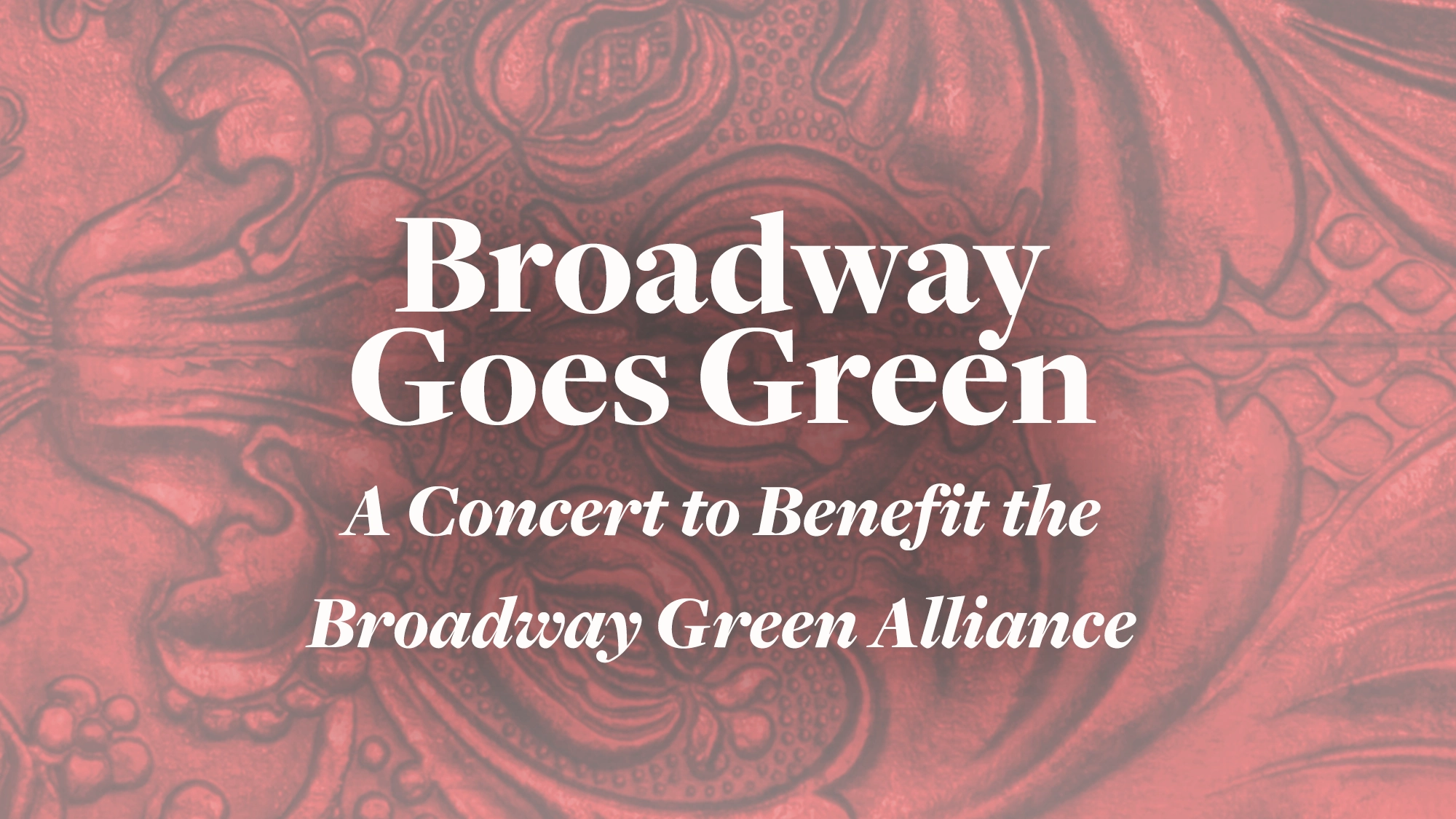 White text on a red, ornate background reads: 