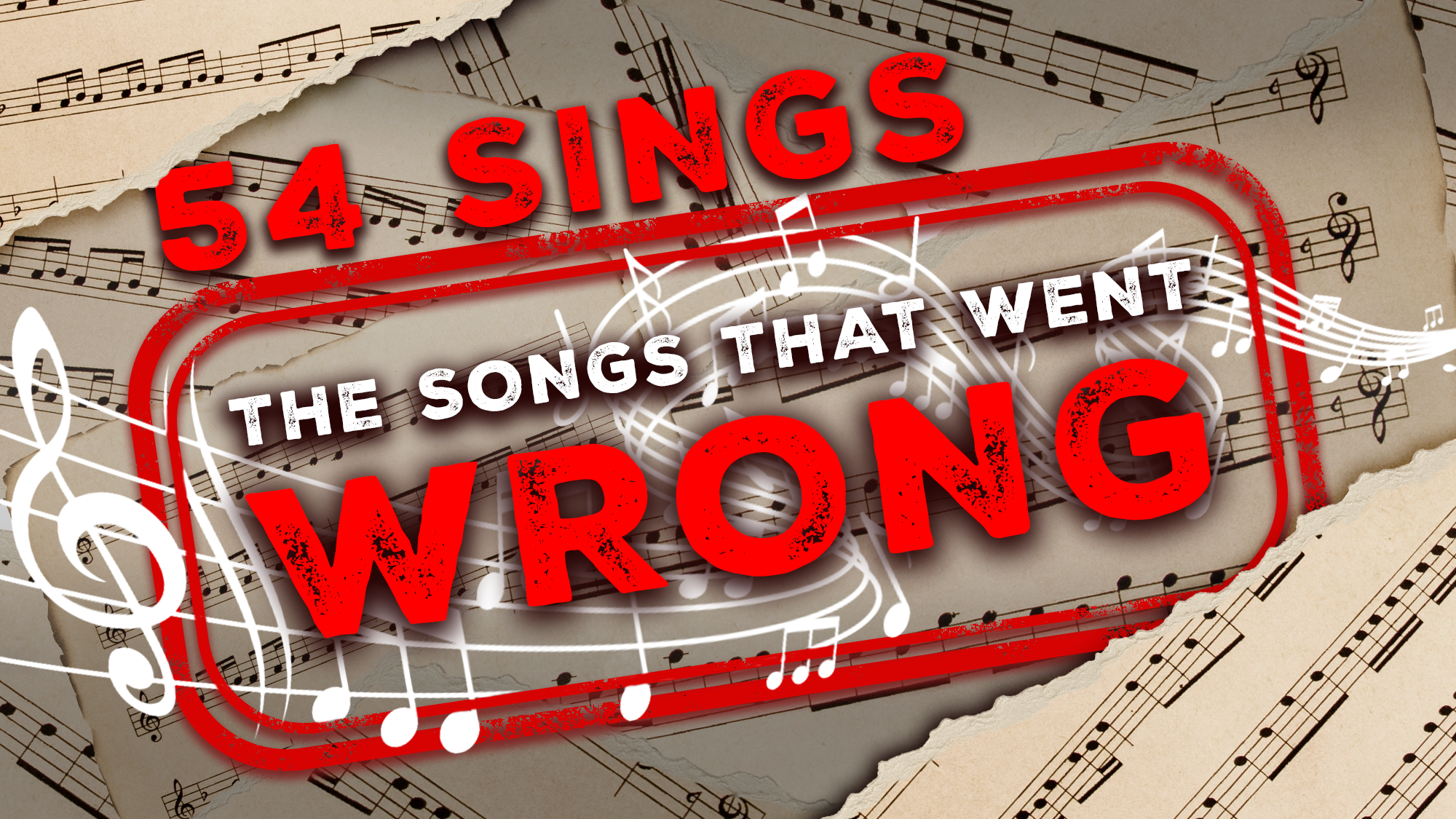 54 Sings The Songs That Went Wrong in Cabaret